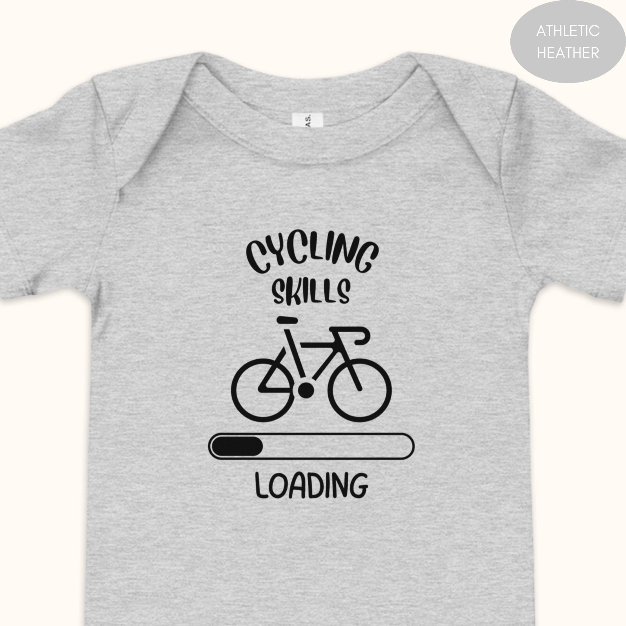 Skills Loading Cycling Baby Bodysuit: Future Cyclist Romper