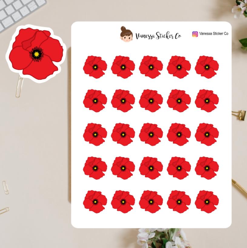Poppy Planner Stickers, Character Planner Stickers - Etsy