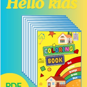 Livre de coloriage numérique,Coloriage pour enfants,Activités créatives,Développement artistique,Livre pour enfants,Coloriage en ligne,