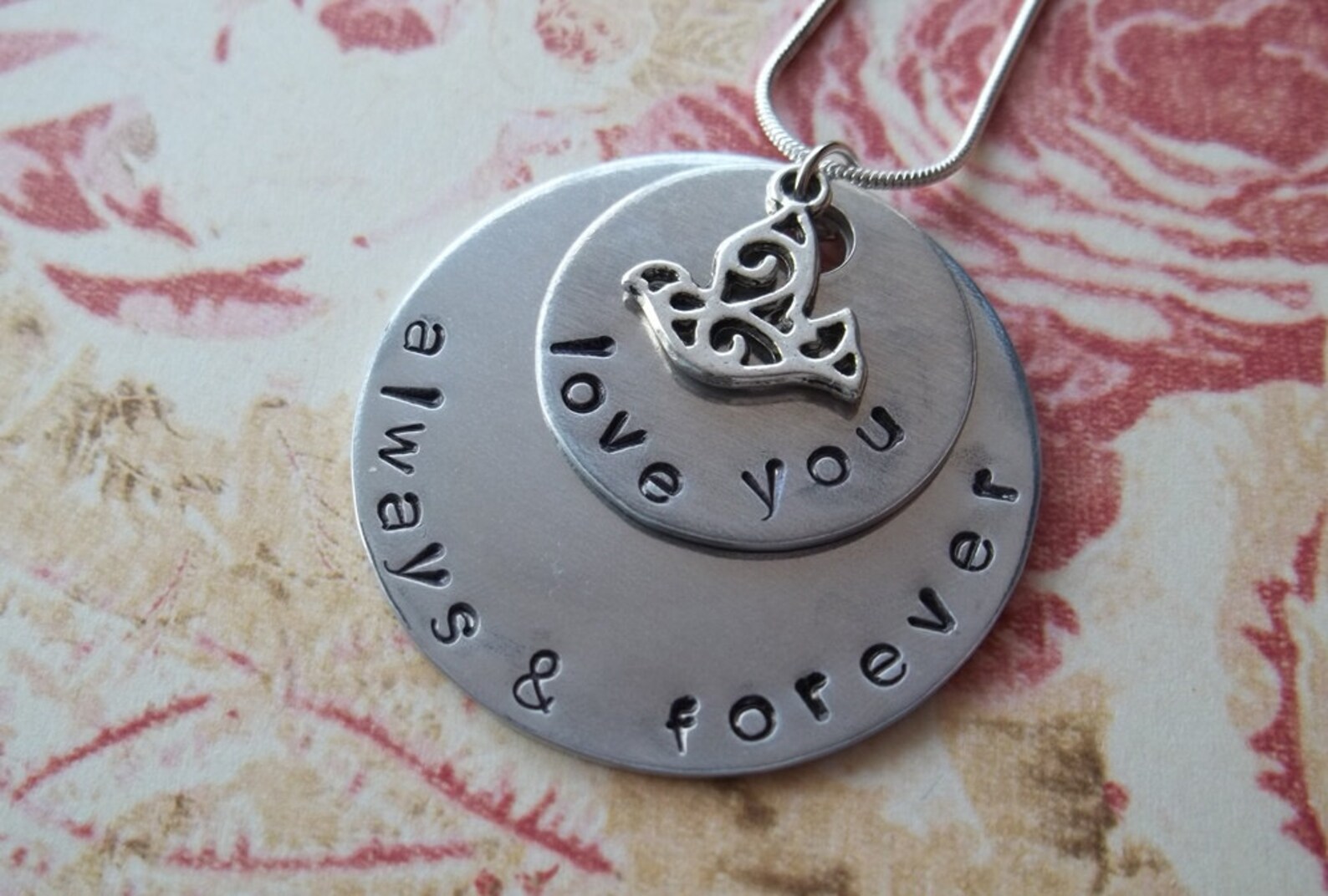Love You Always & Forever Necklace - Etsy