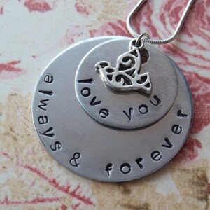 Love You Always & Forever Necklace - Etsy