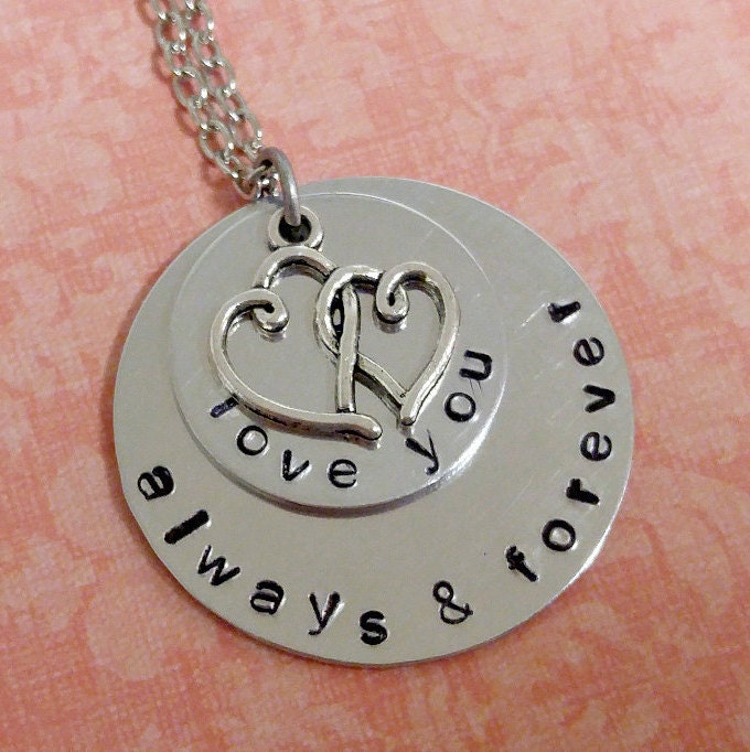 Love You Always \u0026 Forever Necklace - Etsy