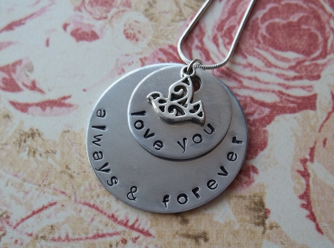 Love You Always & Forever Necklace - Etsy