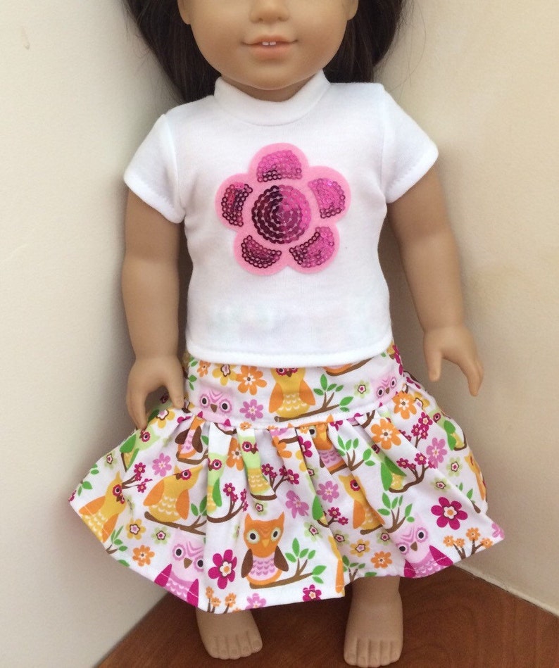18 Inch Girl Doll Skirt 15 Inch Doll Clothes American Doll Etsy