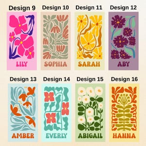 Retro Flower Custom Beach Towel, Groovy Vibes Beach Towel, Retro Floral Towel, Personalized Pool Towel, Multi Style, Bachelorette Party image 5