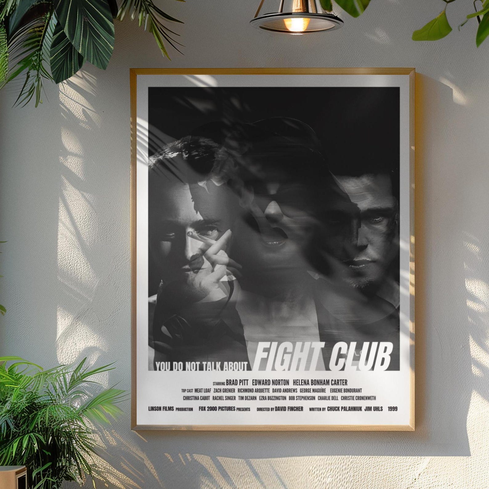 Fight Club Movie Poster Tyler Durden Artwork David Fincher Iconic Film — free download
