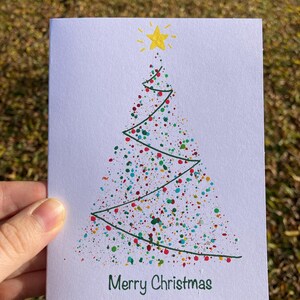 Carte de sapin de Noël