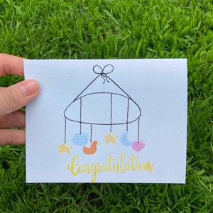 Baby shower card