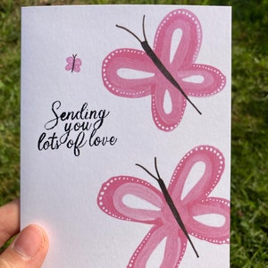 Sending you lots of love card
