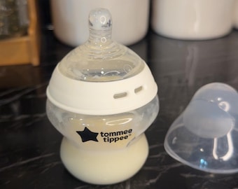 Realistic Reborn Baby Bottle | Hand‑Sealed & Filled with Fake Milk | Reborn Prop Accessory