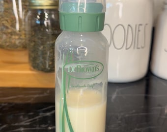 Realistic Reborn Baby Bottle | Hand‑Sealed & Filled with Fake Milk | Reborn Prop Accessory