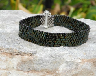 Juan - Unisex Peyote Stitch Beaded Bracelet