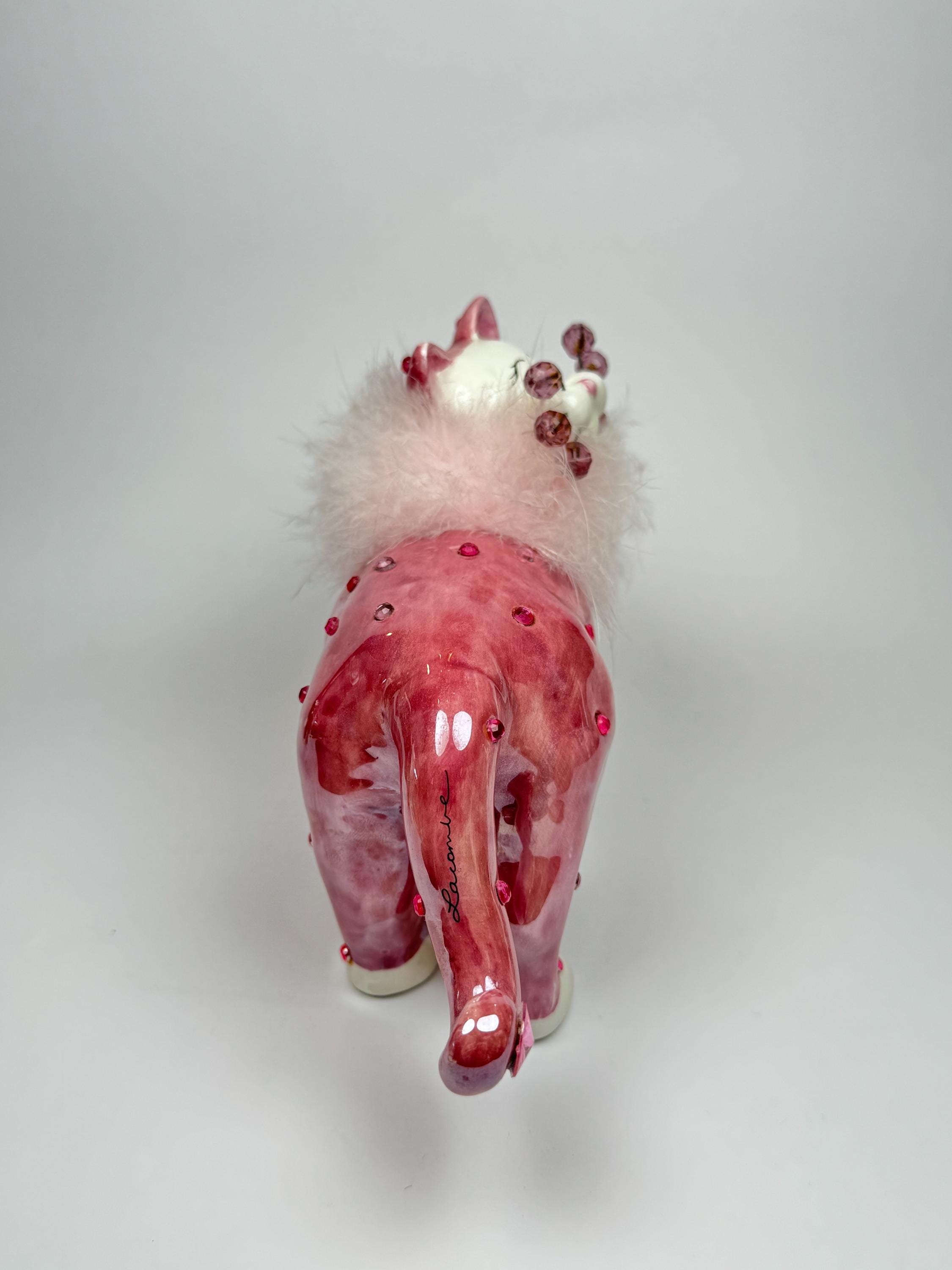 Selection of Amy Lacombe Whimsiclay Cat Figurine Collection Selection of Amy Lacombe Whimsiclay Cat Figurine Collection