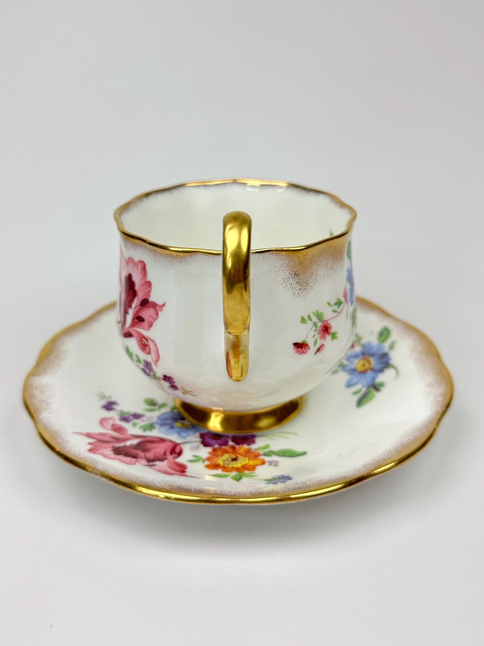 Vintage Elizabeth Fine Bone China by Taylor & Kent Hand Painted Teacup ...