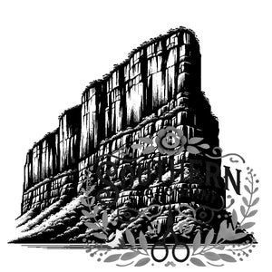 Rocky Cliff SVG Bundle - Mountain Themed Designs & Cut Files for Cricut, Silhouette, Scrapbooking, DIY Projects