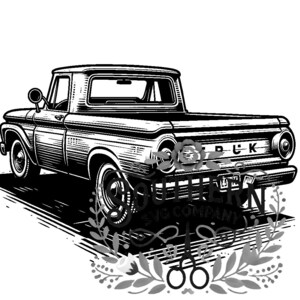 SVG Vintage Pickup Truck Bundle | Digital Download | Classic Truck Art for DIY Projects & Crafting