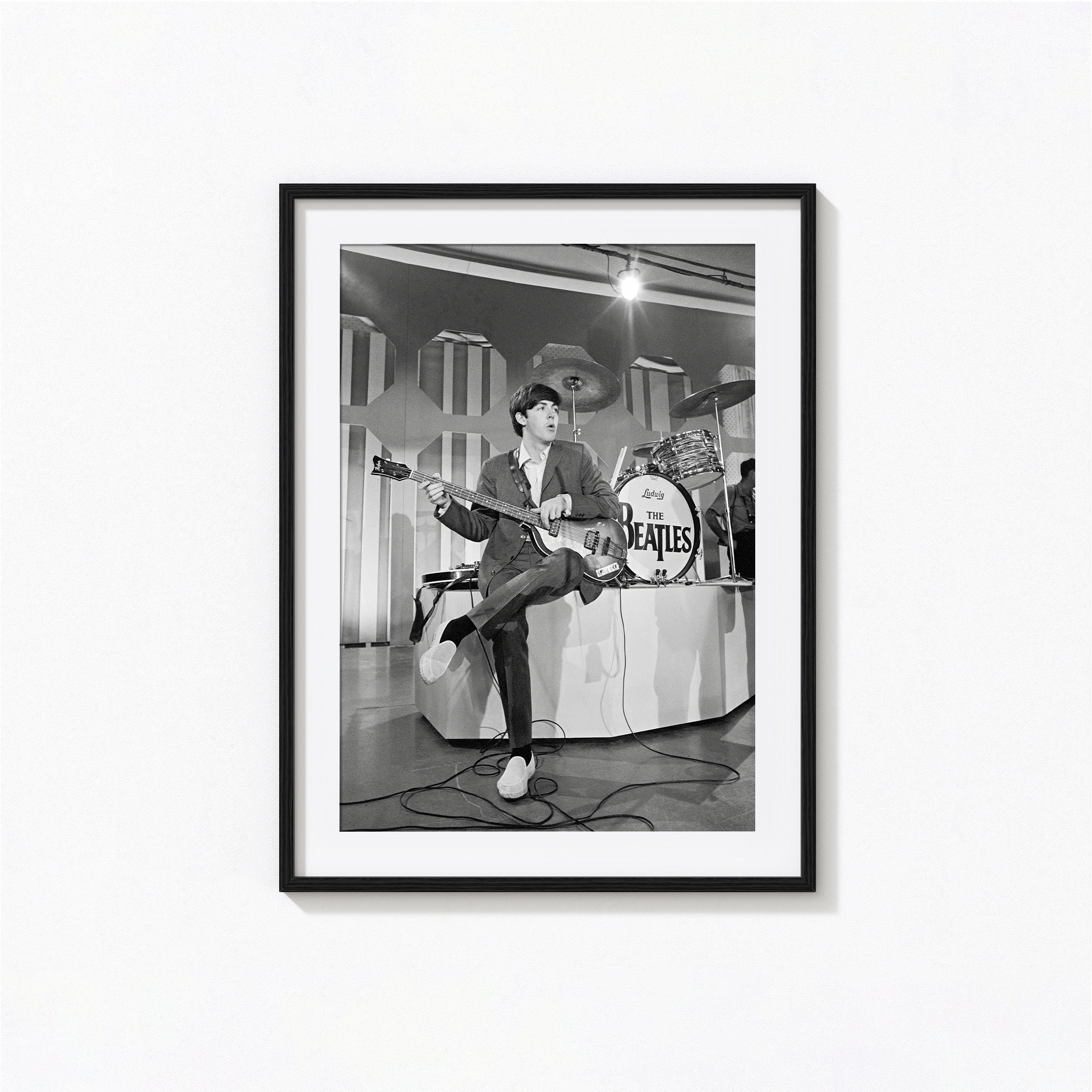 Paul Mccartney Posters / Paul Mccartney Black and White Wall Art, Album ...