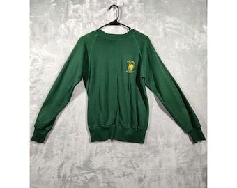 Sweat Trends Old Course St Andrews Green Crewneck Sweatshirt Made in Scotland S