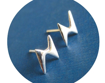 Lightning Bold Stud Earrings, Lightning Bold Earrings