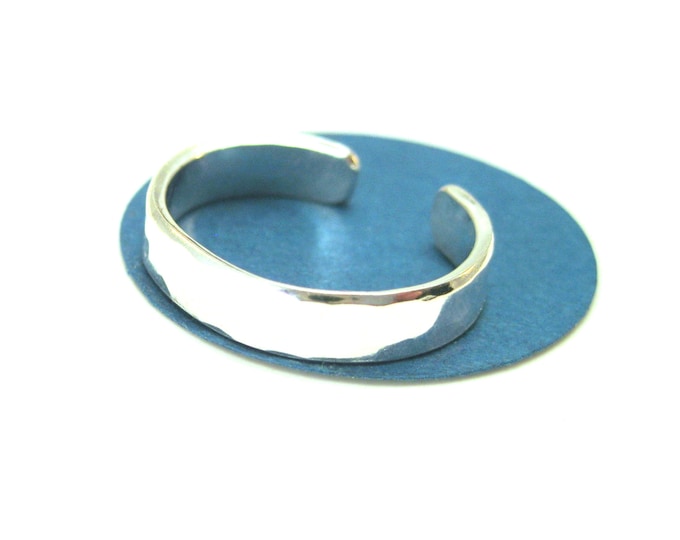 Hammered Sterling Silver Toe Ring