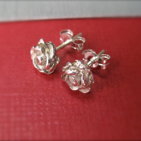 Argento rosa orecchini in argento, gioielli di San Valentino