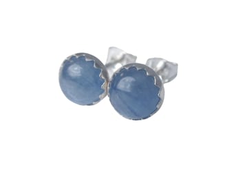 Kyanite Stud Earrings 6mm