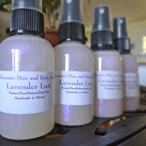 Shimmer Hair and Body Spray 2oz Pink Blush Etsy