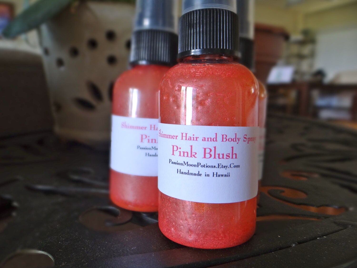 Shimmer Hair and Body Spray 2oz Pink Blush Etsy