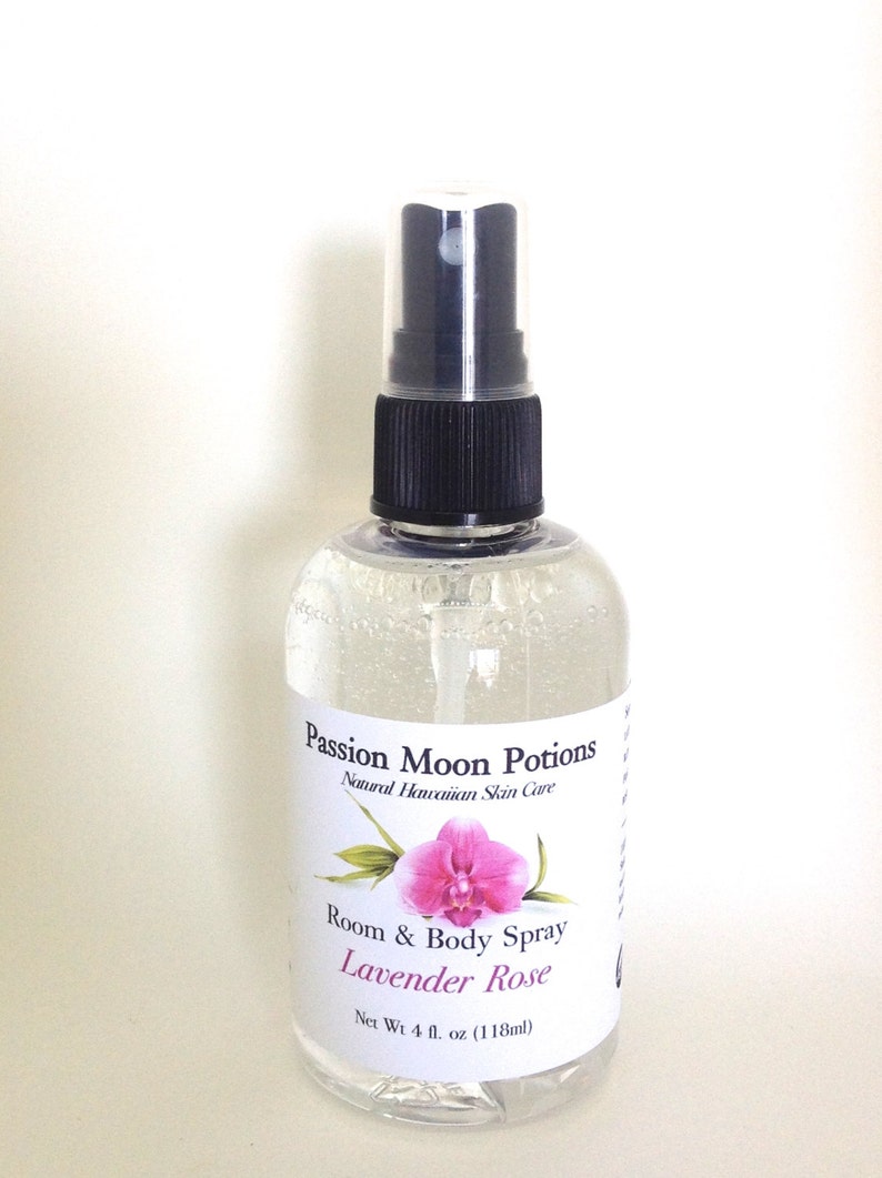 Lavender Rose Face and Body Mist 4oz Etsy