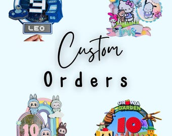 Personalized cake topper