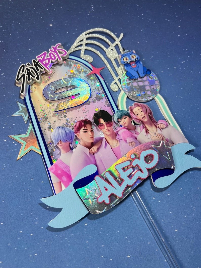 Saja Boyzz K-pop Birthday Cake Topper - Etsy