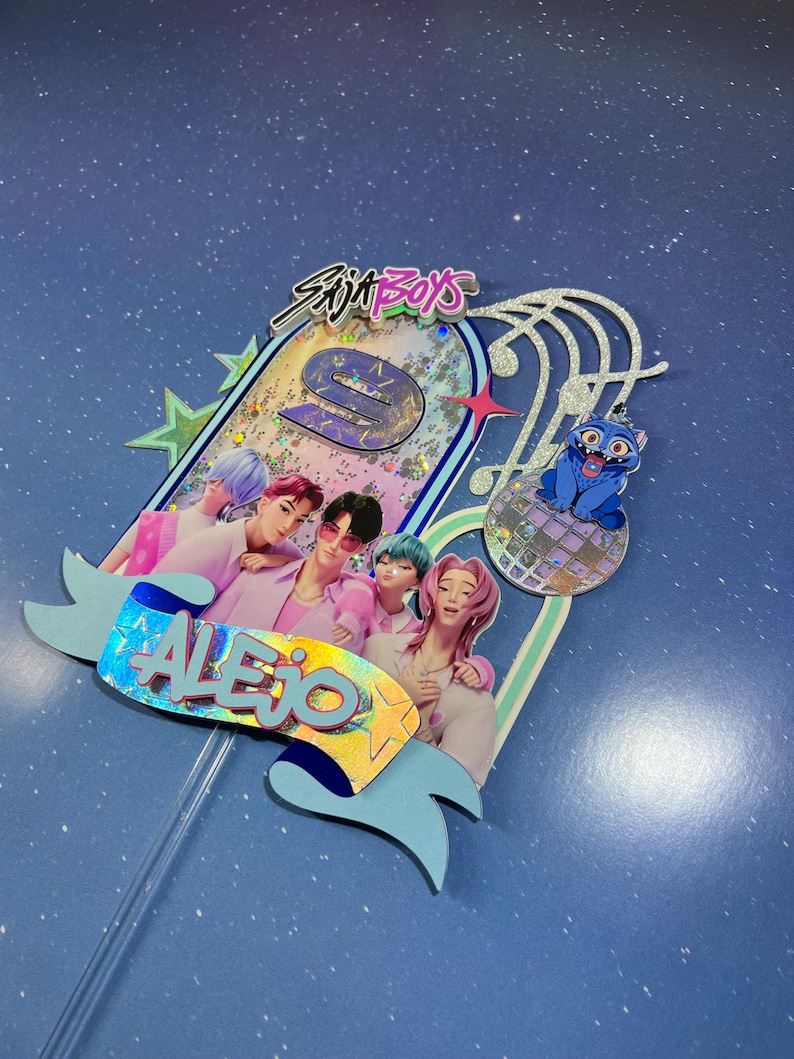 Saja Boyzz K-pop Birthday Cake Topper - Etsy