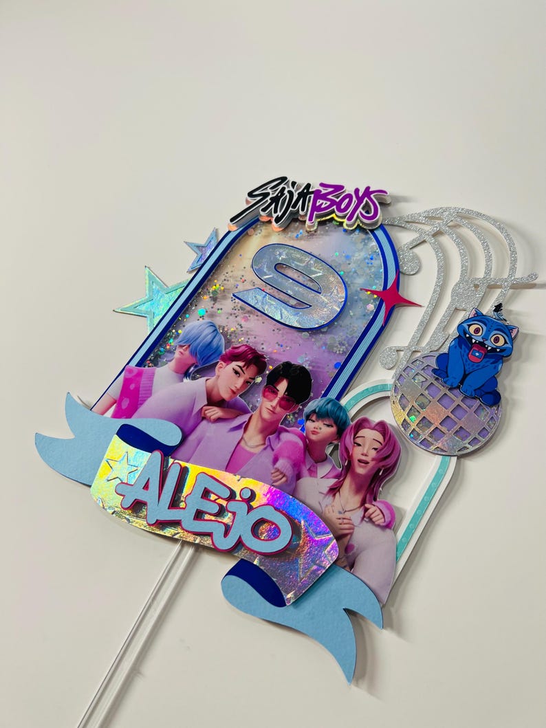 Saja Boyzz K-pop Birthday Cake Topper - Etsy