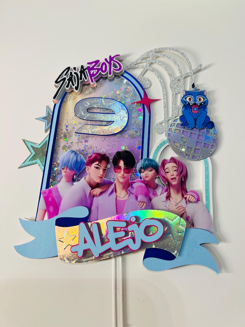 Saja Boyzz K-pop Birthday Cake Topper - Etsy