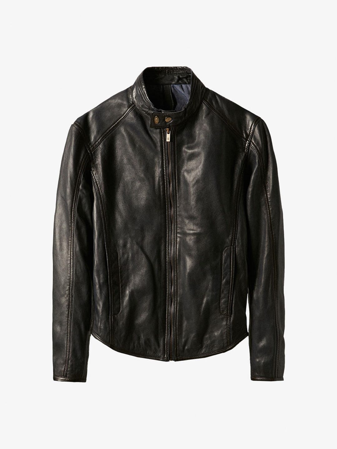 ジャケット・アウター EMMETI BIKER JACKET IN LAMBSKIN NAPPA EMMETI