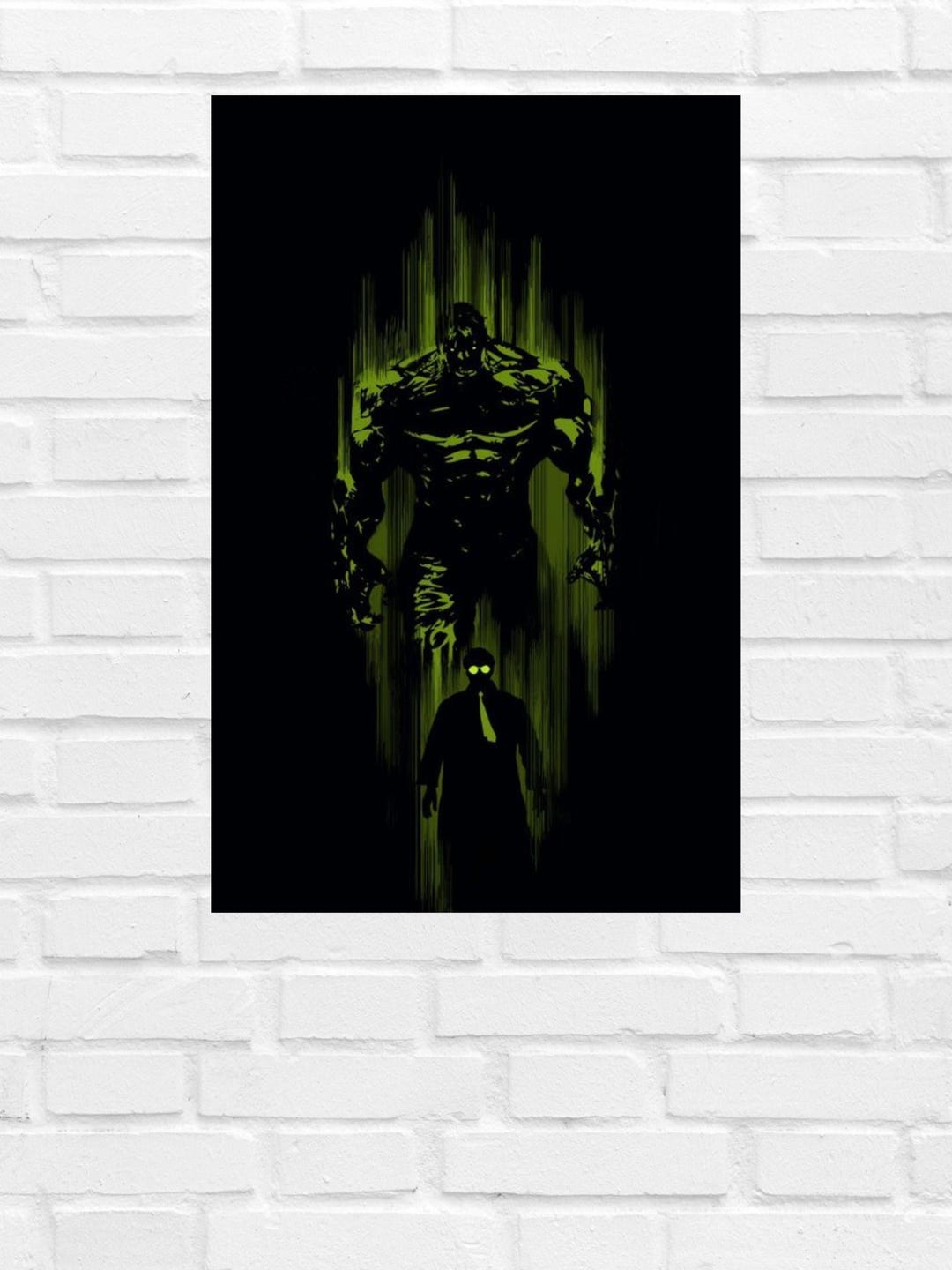 Hulk Poster Incredible Hulk Hulk Marvel Superhero Wall Art Hulk Fan Art
