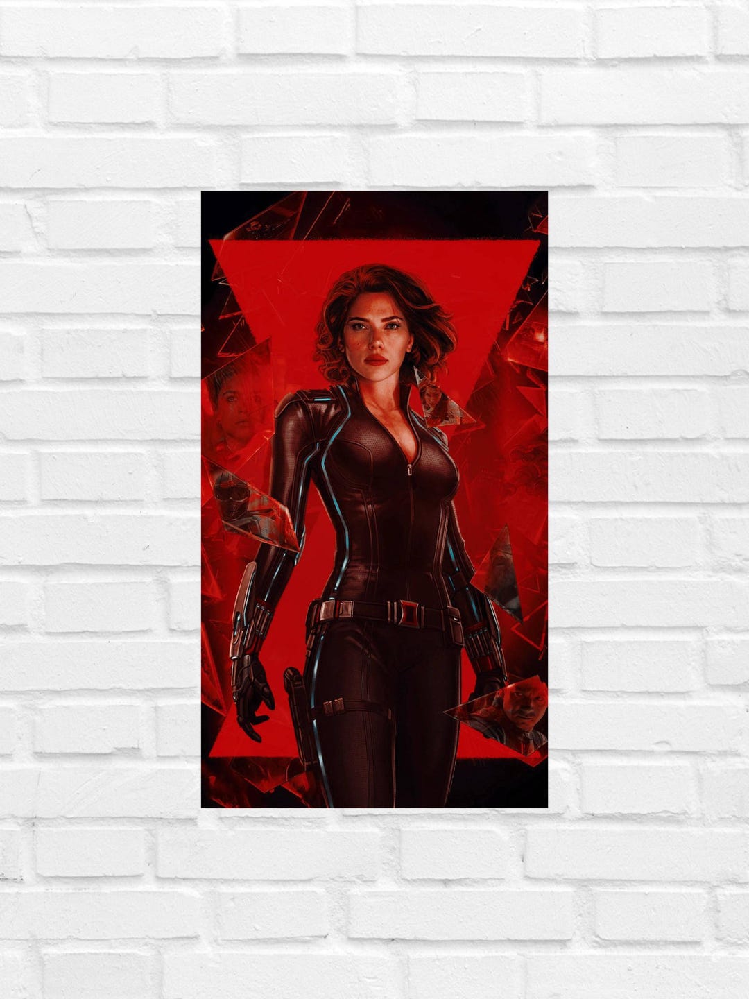 Black Widow Marvel Matte Vertical Poster, Avengers Superhero Print, Fan ...