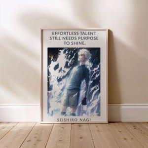 Anime Sport Poster: Cold Striker Manga Kunstdruck