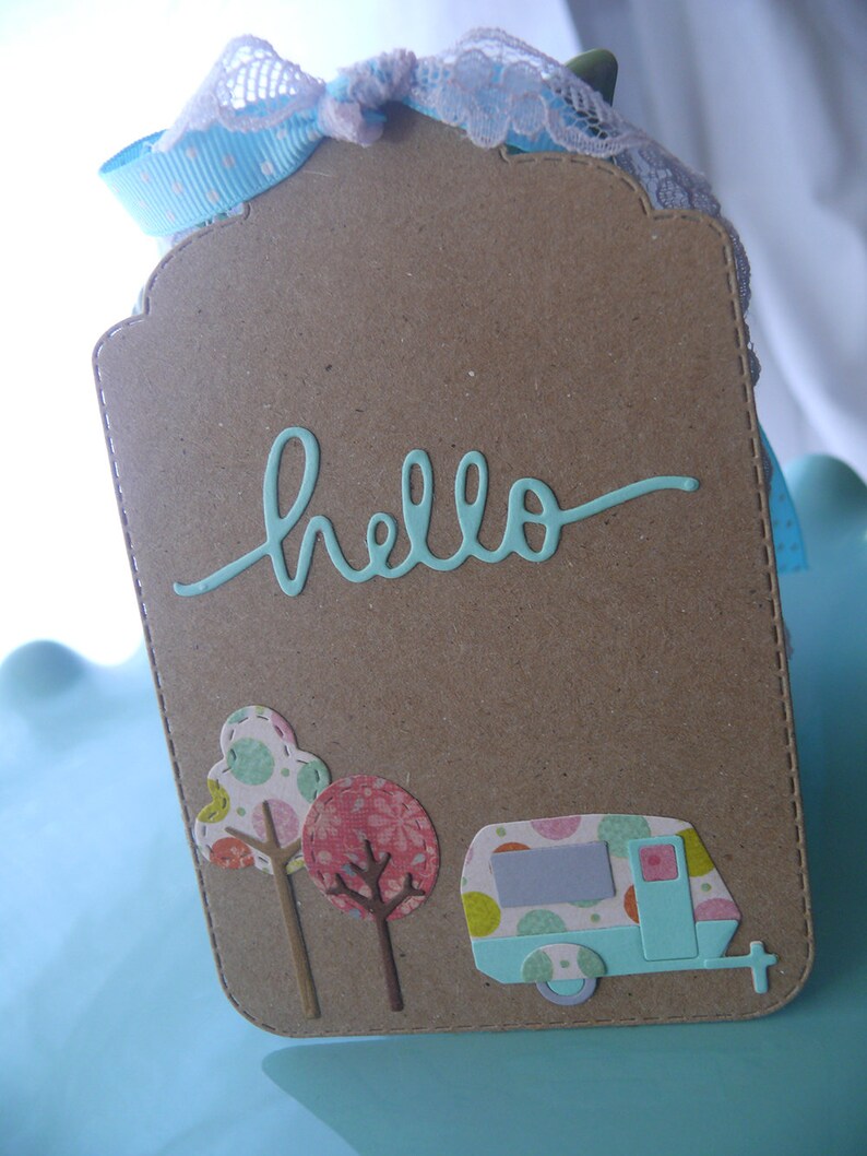 Camper Tags Trailer Tags Hello Tags Vintage Camper Vintage Etsy