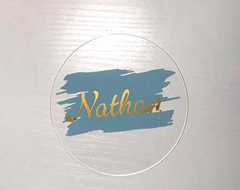 Elegant Personalized Place Cards, Acrylic Wedding Name Tags, Custom Table Settings, Minimalist Wedding Decor