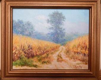 Field of Corn, original oil painting