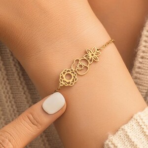 Geburtsblumenarmband, Geburtsblumenfamilie Geschenk für Mama, Blumenstrauß Armband, Weihnachtsgeschenk, Mütter Armband, Geburtstagsgeschenk für Sie