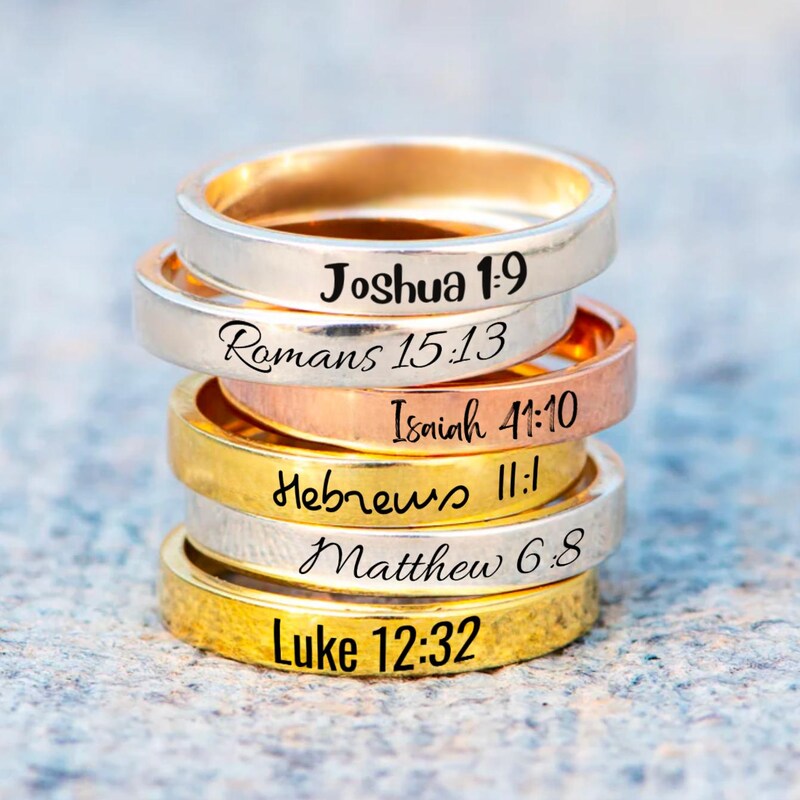 Christian Rings - Etsy