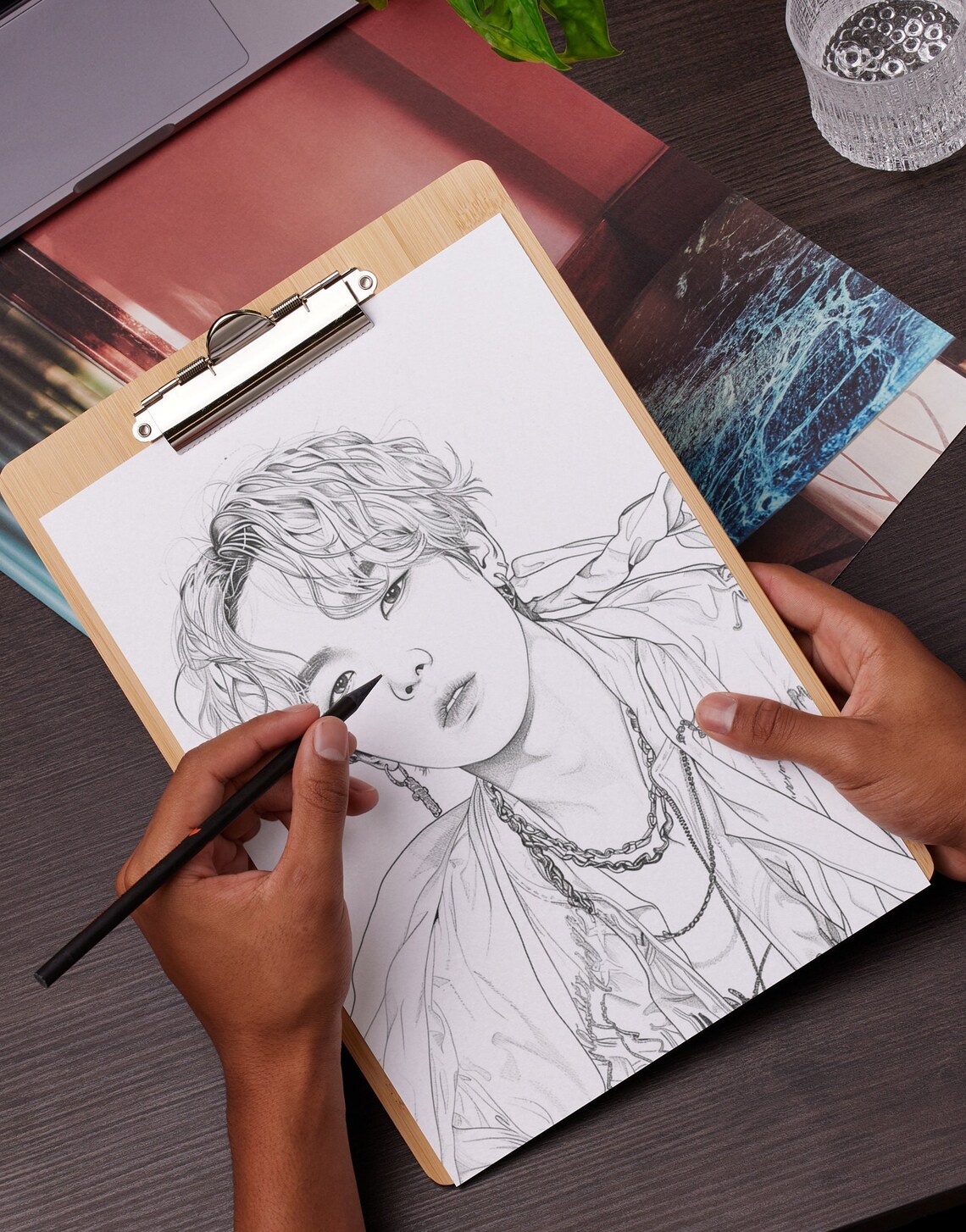 K-pop Coloring Book, BTS Coloring Pages, BTS Coloring Book, Bangtan ...