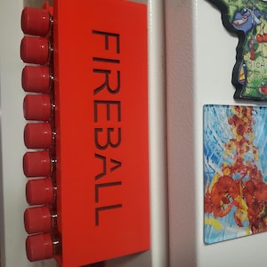 Fireball Shot Dispenser - Magnetic, Wall Mount, & Bar Top