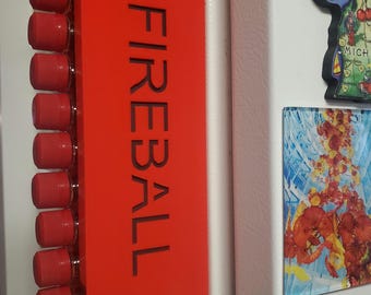 Fireball Shot Dispenser - Magnetic, Wall Mount, & Bar Top