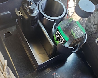 Portavasos magnético y soporte para teléfono con forma de coche de policía