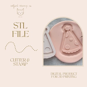 Party Hat DIGITAL STL FILE for cutter & stamp