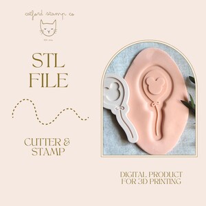 Magical Mouse balloon DIGITAL STL FILE for cutter & stamp