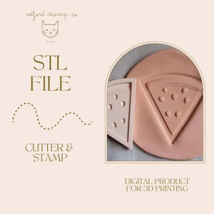 Wassermelone Scheibe DIGITALE STL DATEI für Cutter & Stempel